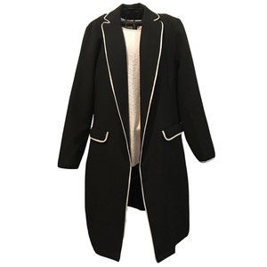 Angel Eye London Size 10 Black Coat Piping